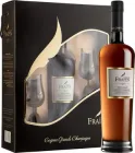 Коньяк Frapin 1270 VS 0.7 л 40% + 2 дегустаційних келихи у подарунковій упаковці (4820196540151)