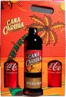 Набір Ромовий напій Cana Caribia Spiced Gold Rum 0.7 л 35% + Кока кола 2 шт. в коробці (4006714004644)