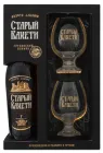 Бренді Старий Кахеті 7 років витримки 0.5 л 40% + 2 келихи (4860013086455)