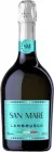 Вино ігристе San Mare Lambrusco dell'Emilia Rosso червоне напівсолодке 0.75 л (8008820160692)