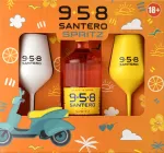 Набір коктейль ігристий винний Santero Spritz Ready To Drink 958 0.75 л + 2 келихи (1021001123917)