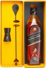 Віскі Johnnie Walker Black label 0.7 л 40% у подарунковій упаковці + барна ложка та джигер (5000267199283)